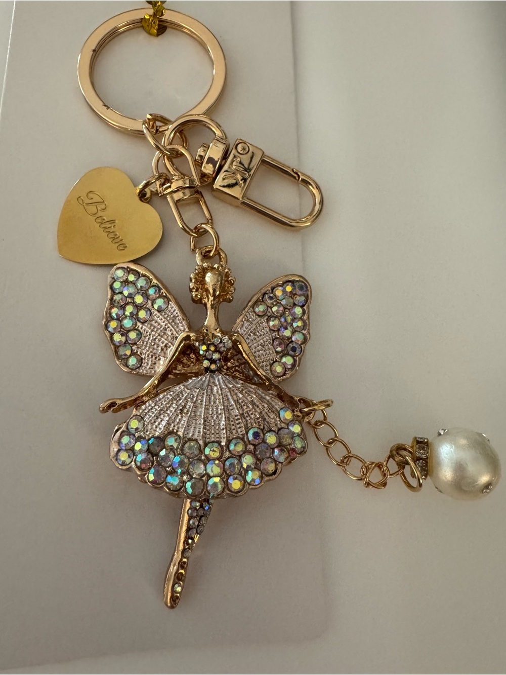 Ultra Violet Friendship Fairy Keychain - with meaning